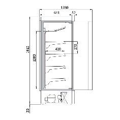 congelador-vertical-con-puerta-de-cristal-arac-125-docriluc 2