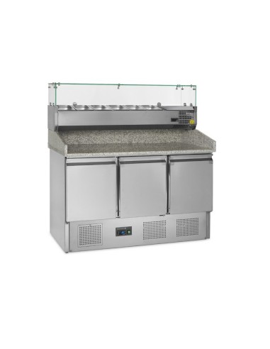 Mesa de Preparación Refrigerada Granito 140cm