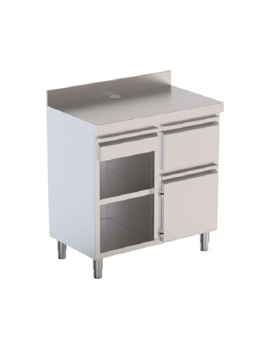 Mueble Cafetero de 1 metro Clima Hostelería