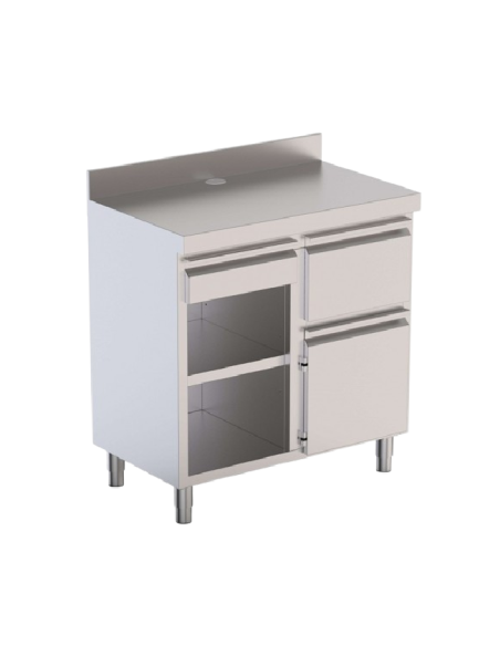 Mueble Cafetero de 1 metro Clima Hostelería