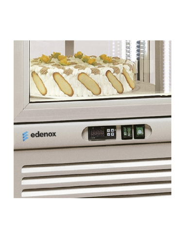 Vitrina Pastelería Frío Ventilado 1,3m Edenox