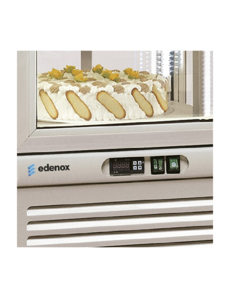 Vitrina Pastelería Frío Ventilado 1,3m Edenox