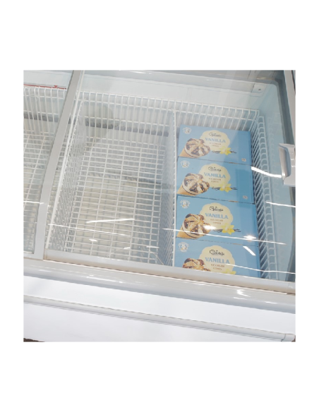 Congelador Puerta Cristal 150cm Edenox