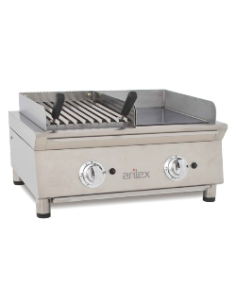 Fry top mixto barbacoa gas 60 cm Arilex