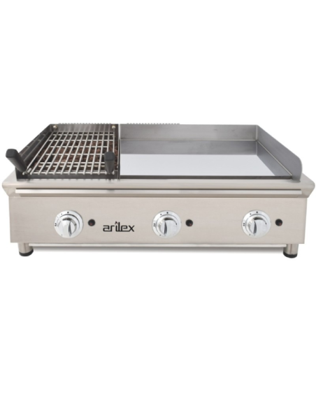 Fry top mixto barbacoa gas 100 cm Arilex