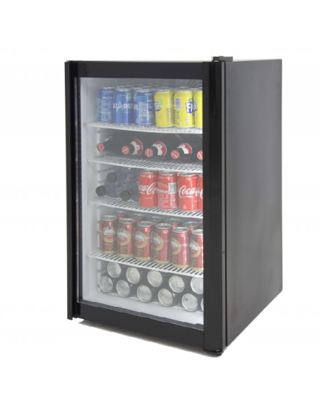 Mini Armario Expositor Refrigerado 1 Puerta 120 litros Clima Hostelería