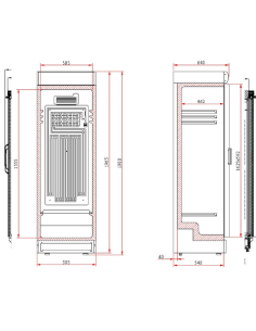 Armario Expositor Refrigerado 372 Litros con Cabezal... 2