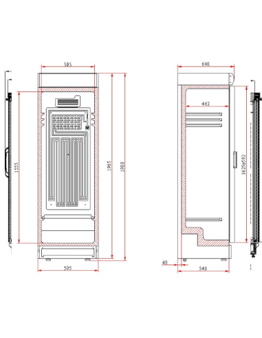 Armario Expositor Refrigerado 372 Litros con...