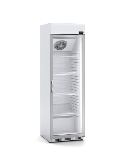 Armario Expositor Refrigerado Puerta Doble Cristal 400 Litros Docriluc