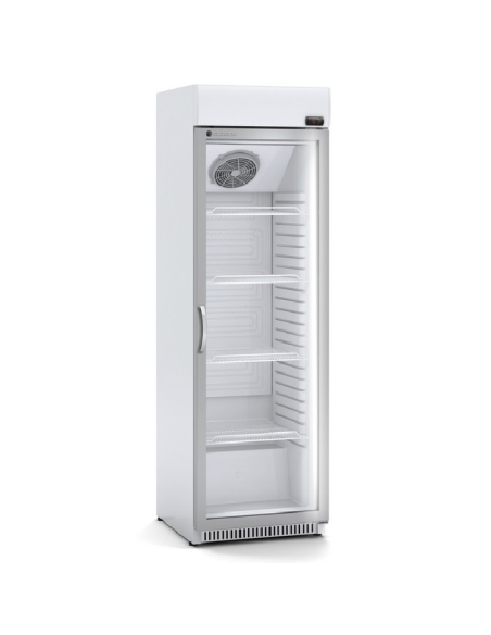 Armario Expositor Refrigerado con Cabezal Luminoso 400 Litros Coreco