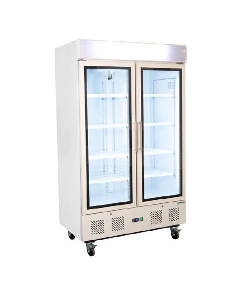 Armario Expositor Refrigerado 2 Puertas 1030 Litros Edenox