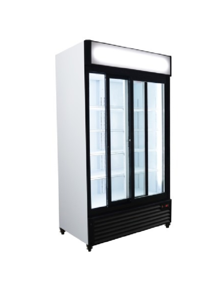 Armario Expositor Refrigerado 2 Puertas Ancho 113 cm Clima Hostelería