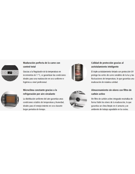 Nevera de maduración de carne Dry Age 380 Bartscher