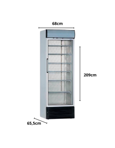 Expositor Congelador 1 Puerta 440 UFRL Difriho 2