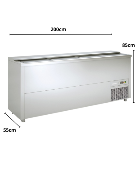 Botellero Frigorífico 5 Puertas Gran Capacidad Inox Docriluc