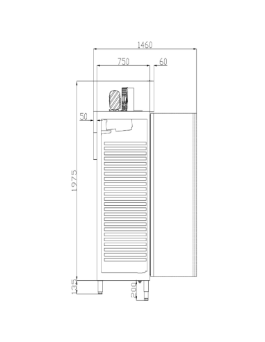 Armario Refrigerado Industrial 645 L Docriluc