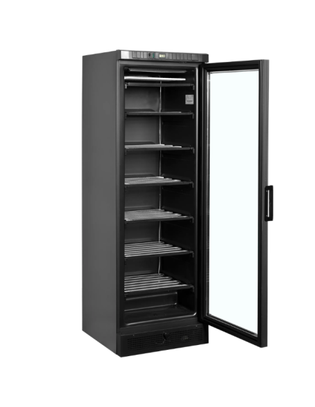 congelador-expositor-vertical-UFSC371GBlack-abierto