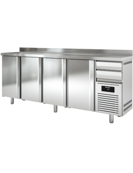 Frente Mostrador Refrigerado 4 Puertas 250cm Docriluc