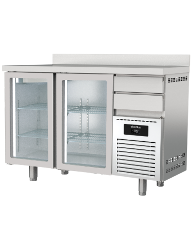 Mesa Refrigerada 2 Puertas de Cristal 325...