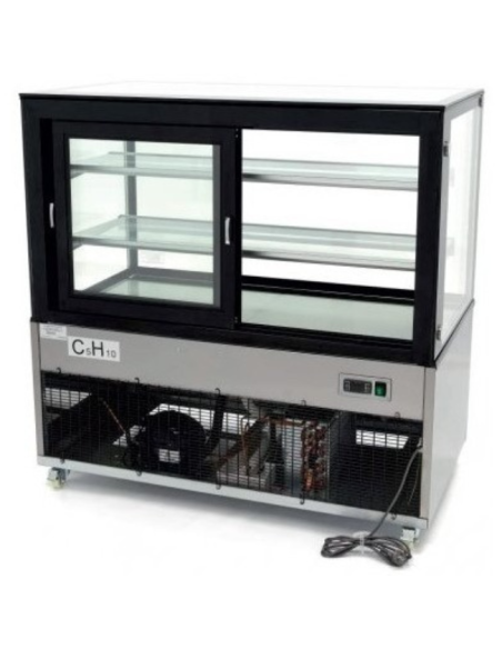 Vitrina Pastelería Cristal Recto 1,2m Clima Hostelería