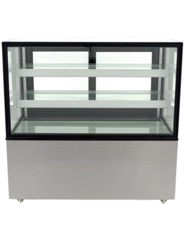 Vitrina Pastelería Cristal Recto 1,2m Clima...