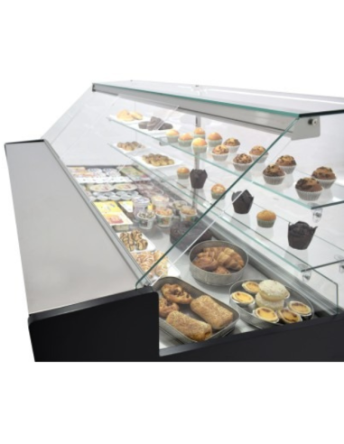 Vitrina Pastelería Cristal Recto 1 metro Clima...